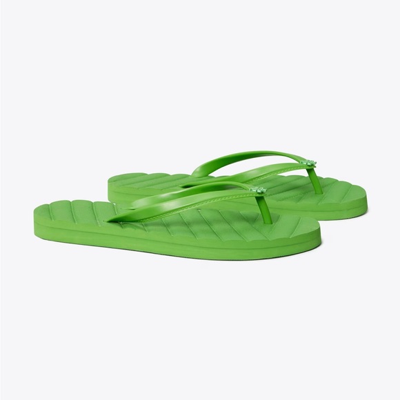 NWT TORY BURCH Kira Flip Flop in Green! - Picture 3 of 3